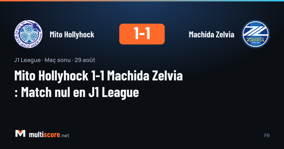 Mito Hollyhock ve Machida Zelvia arasında oynanan J1 League maçından bir kare