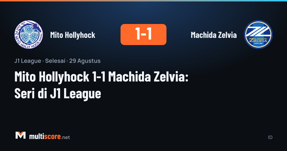 Mito Hollyhock ve Machida Zelvia arasında oynanan J1 League maçından bir kare