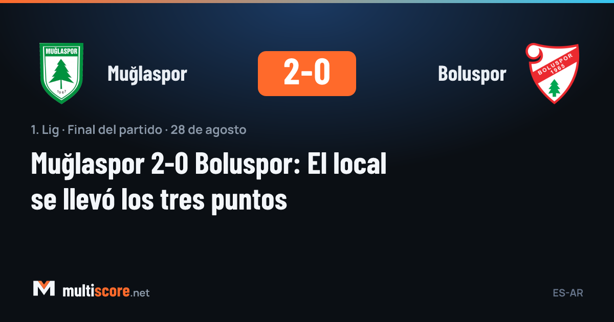 Muğlaspor - Boluspor maçından bir kare