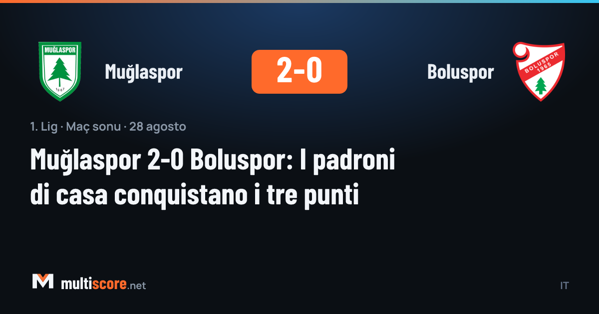 Muğlaspor - Boluspor maçından bir kare