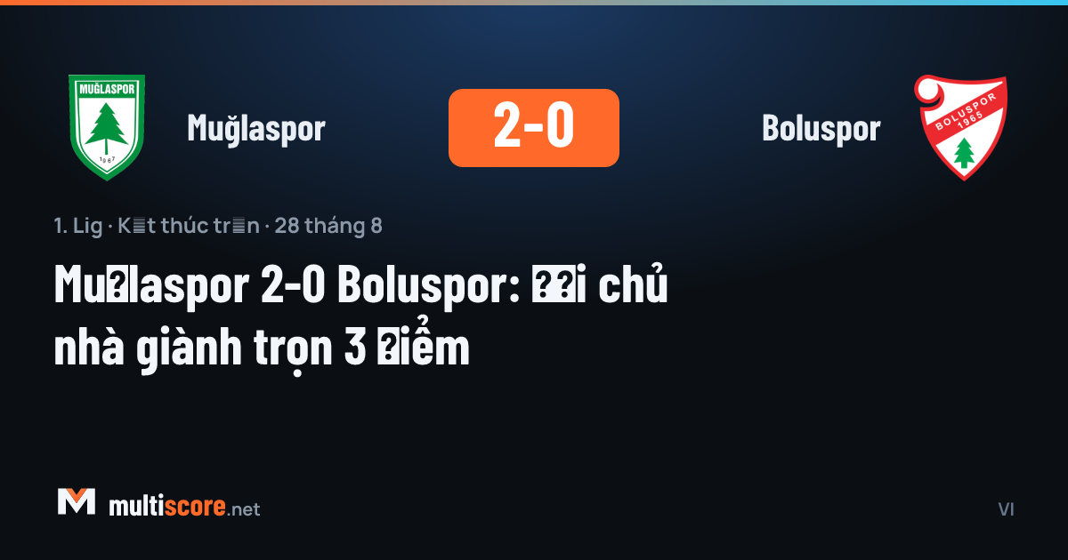 Muğlaspor - Boluspor maçından bir kare