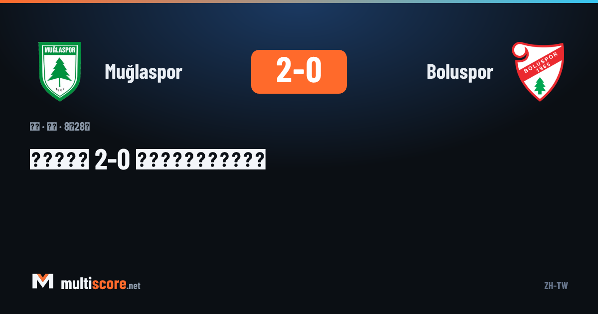 Muğlaspor - Boluspor maçından bir kare