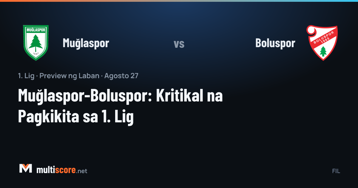 Muğlaspor ve Boluspor futbolcuları 1. Lig maçında mücadele ediyor