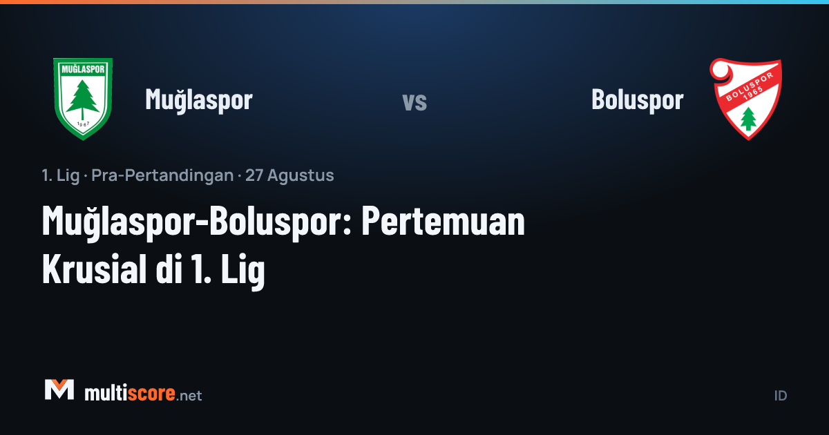 Muğlaspor ve Boluspor futbolcuları 1. Lig maçında mücadele ediyor