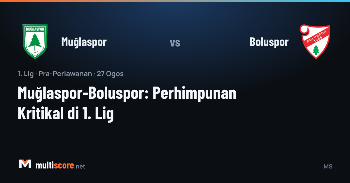 Muğlaspor ve Boluspor futbolcuları 1. Lig maçında mücadele ediyor