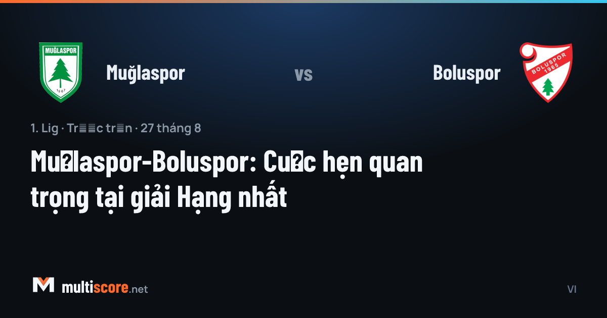 Muğlaspor ve Boluspor futbolcuları 1. Lig maçında mücadele ediyor