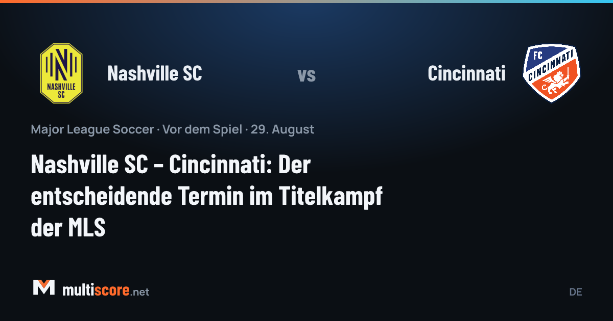 Nashville SC - Cincinnati
