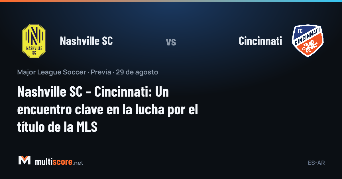 Nashville SC - Cincinnati