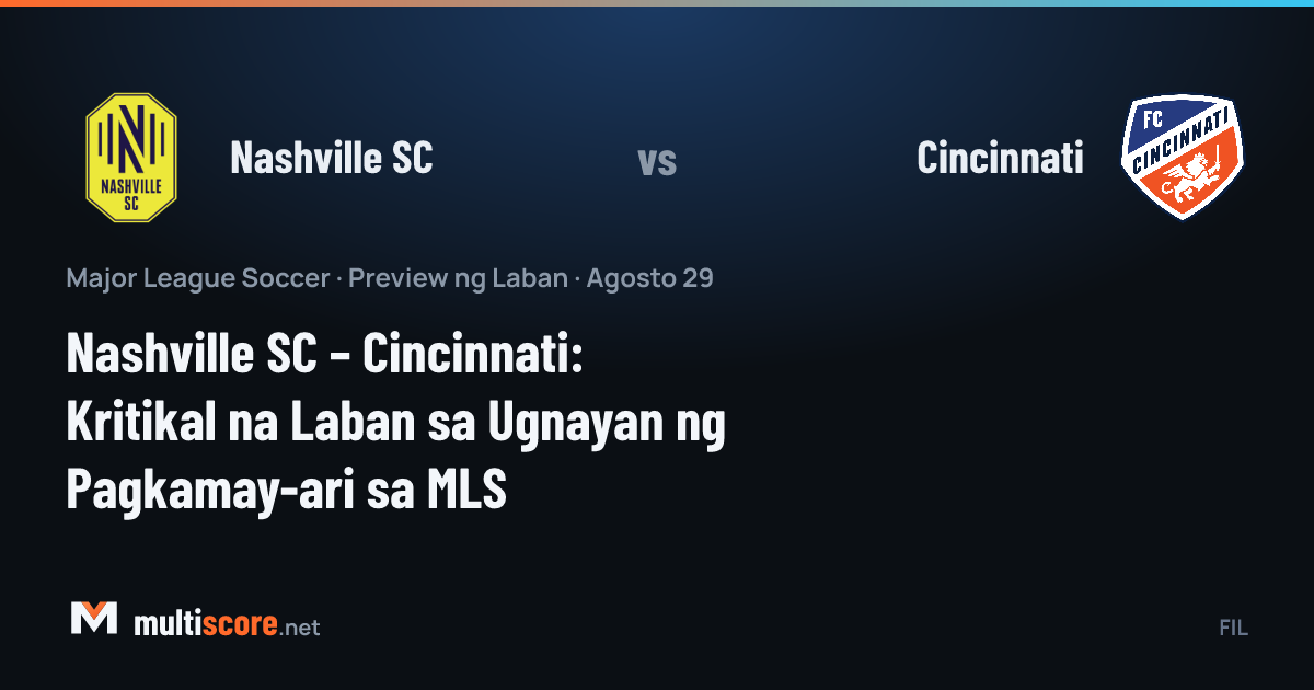 Nashville SC - Cincinnati
