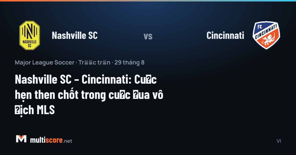 Nashville SC - Cincinnati