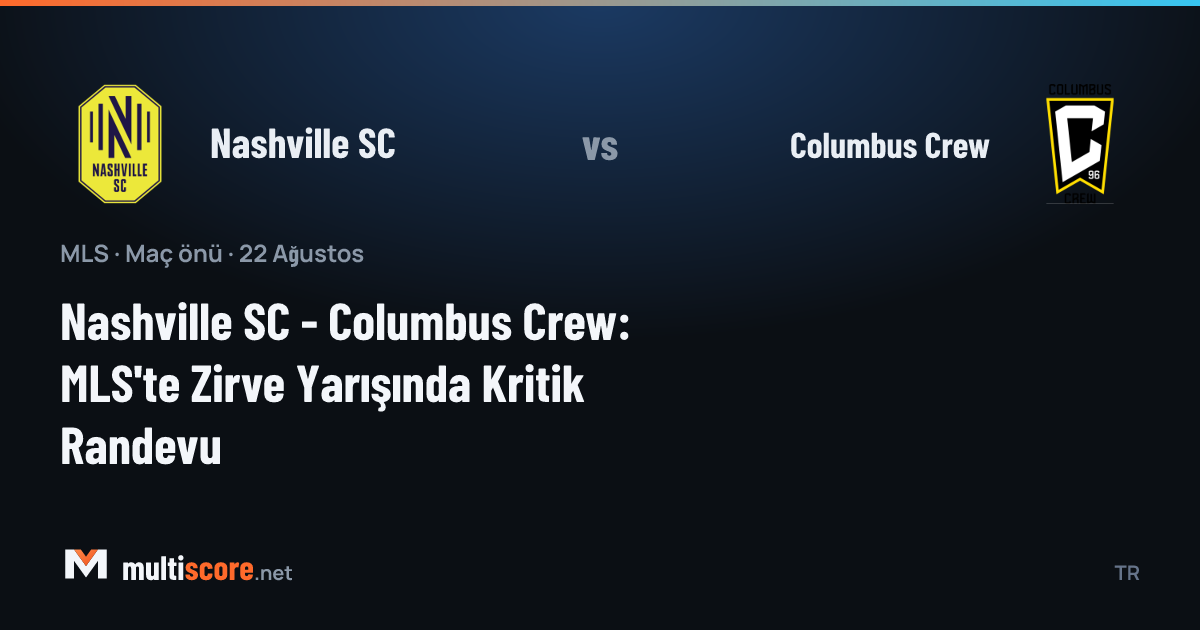 Nashville SC ve Columbus Crew arasındaki MLS maçı öncesi stadyum atmosferi