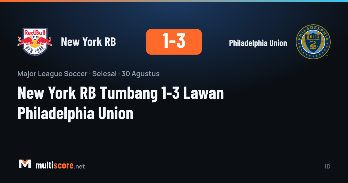 New York Red Bulls - Philadelphia Union maçından bir kare