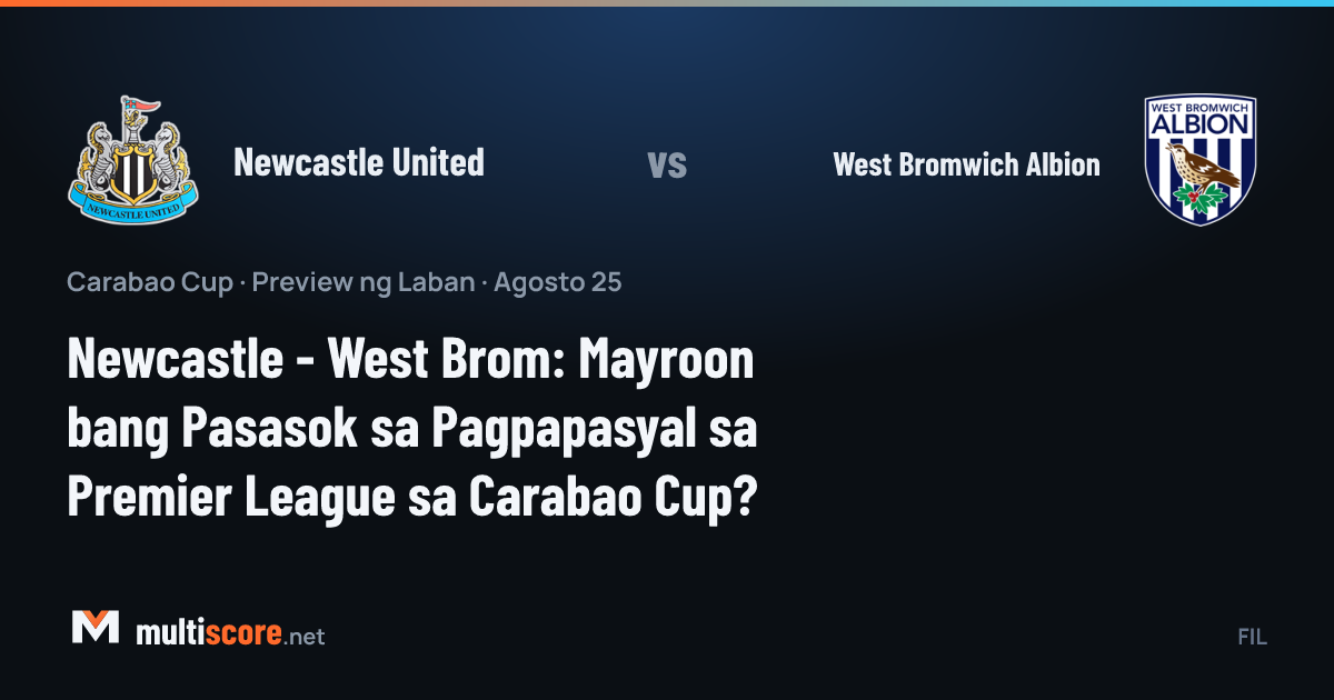 Newcastle United ve West Bromwich Albion oyuncuları Carabao Cup maçı öncesi sahada