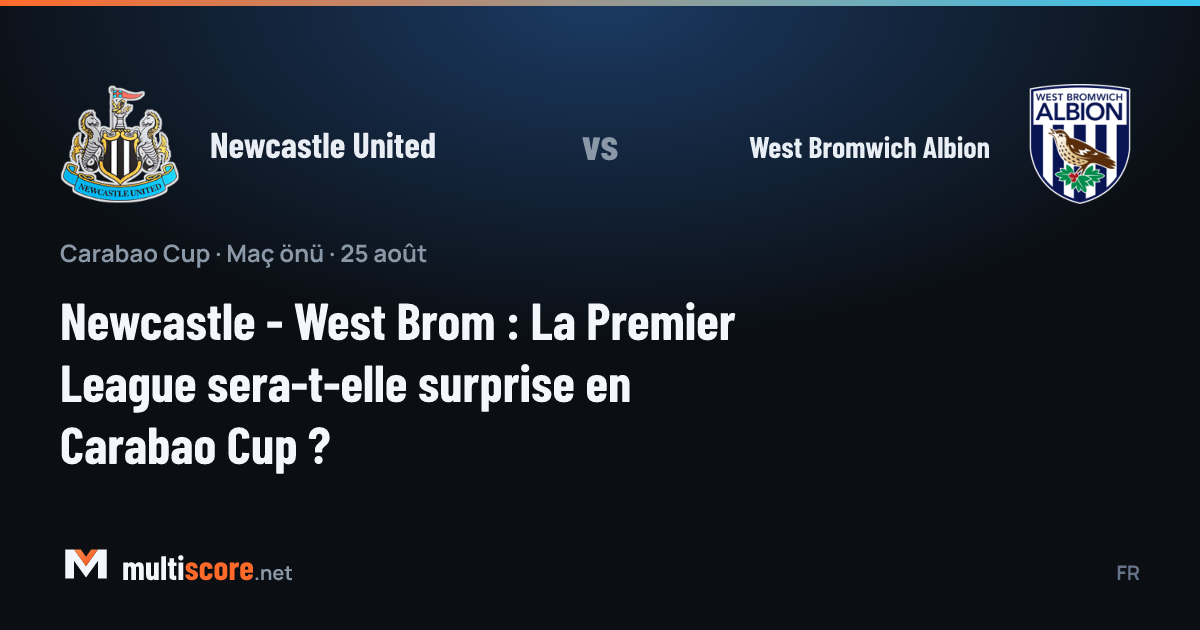 Newcastle United ve West Bromwich Albion oyuncuları Carabao Cup maçı öncesi sahada