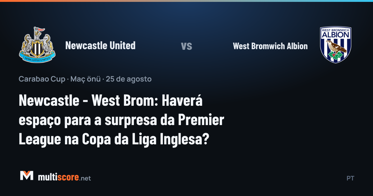 Newcastle United ve West Bromwich Albion oyuncuları Carabao Cup maçı öncesi sahada