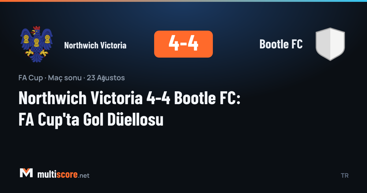 Northwich Victoria - Bootle FC