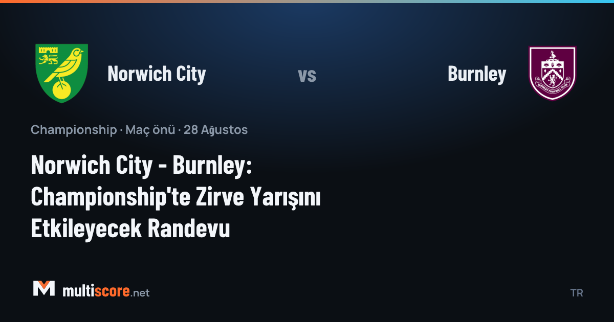 Norwich City - Burnley