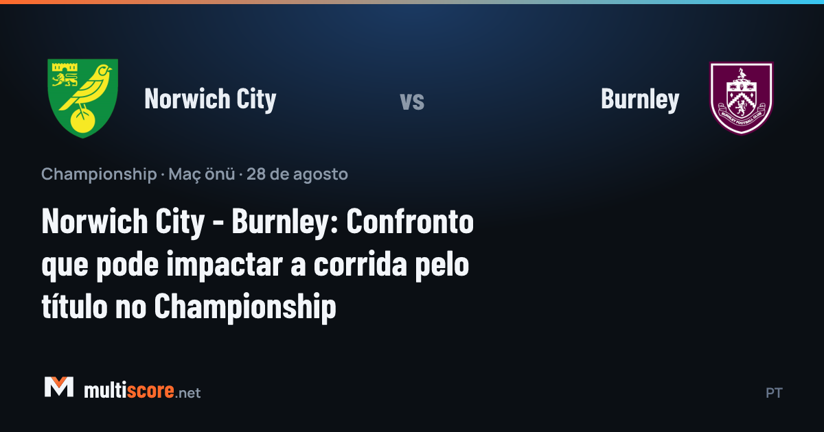 Norwich City - Burnley
