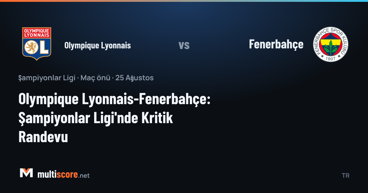 Olympique Lyonnais ve Fenerbahçe Şampiyonlar Ligi maçı öncesi stadyum atmosferi