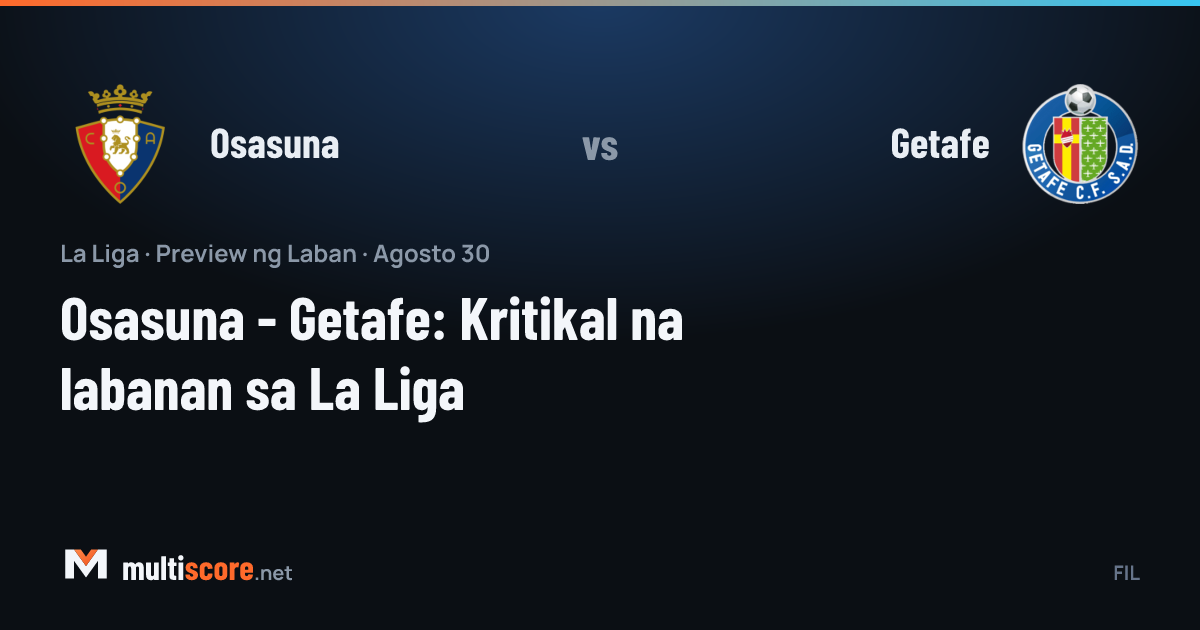 Osasuna - Getafe La Liga maçı El Sadar Stadı'nda oynanacak