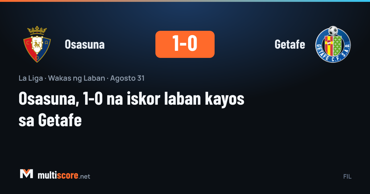 Osasuna - Getafe