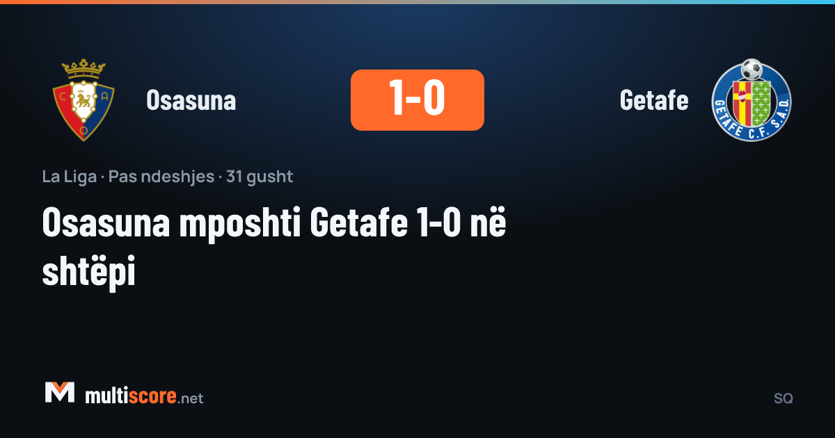 Osasuna - Getafe