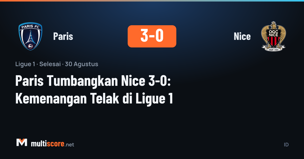 Paris - Nice Ligue 1 maçı