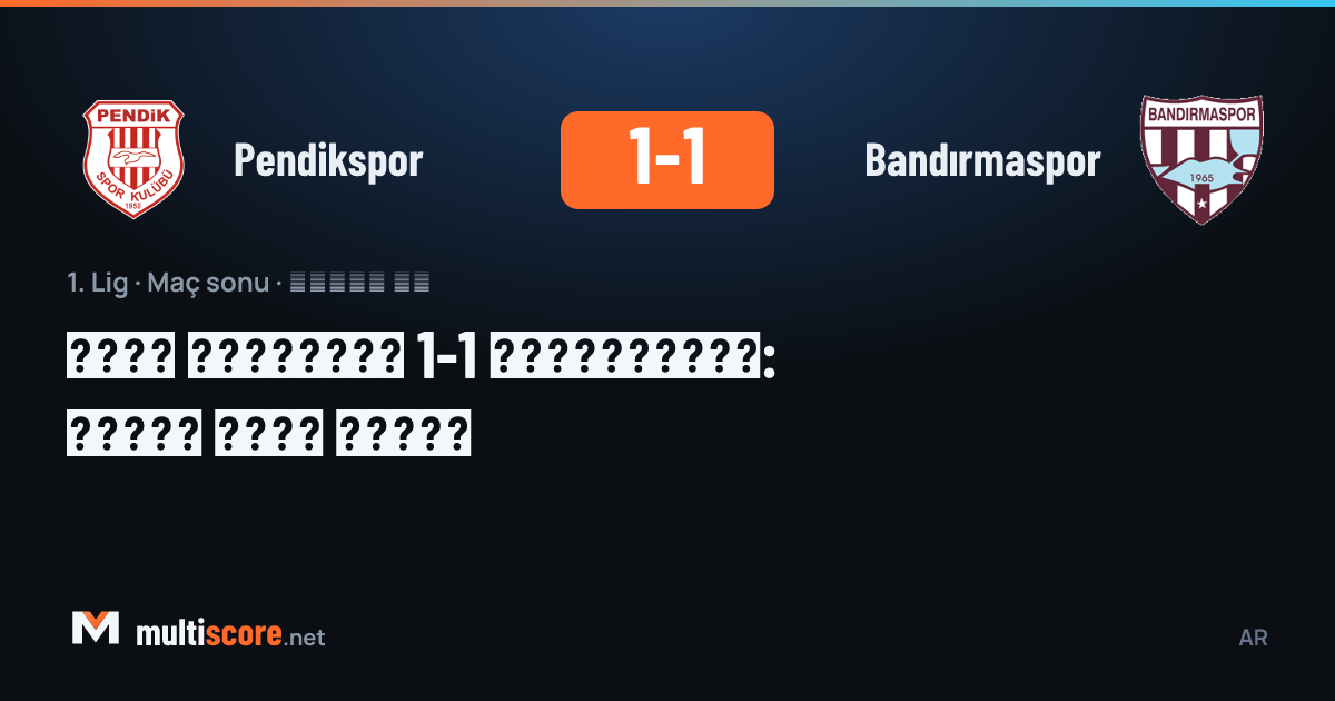 Pendikspor ve Bandırmaspor futbolcuları mücadele sırasında