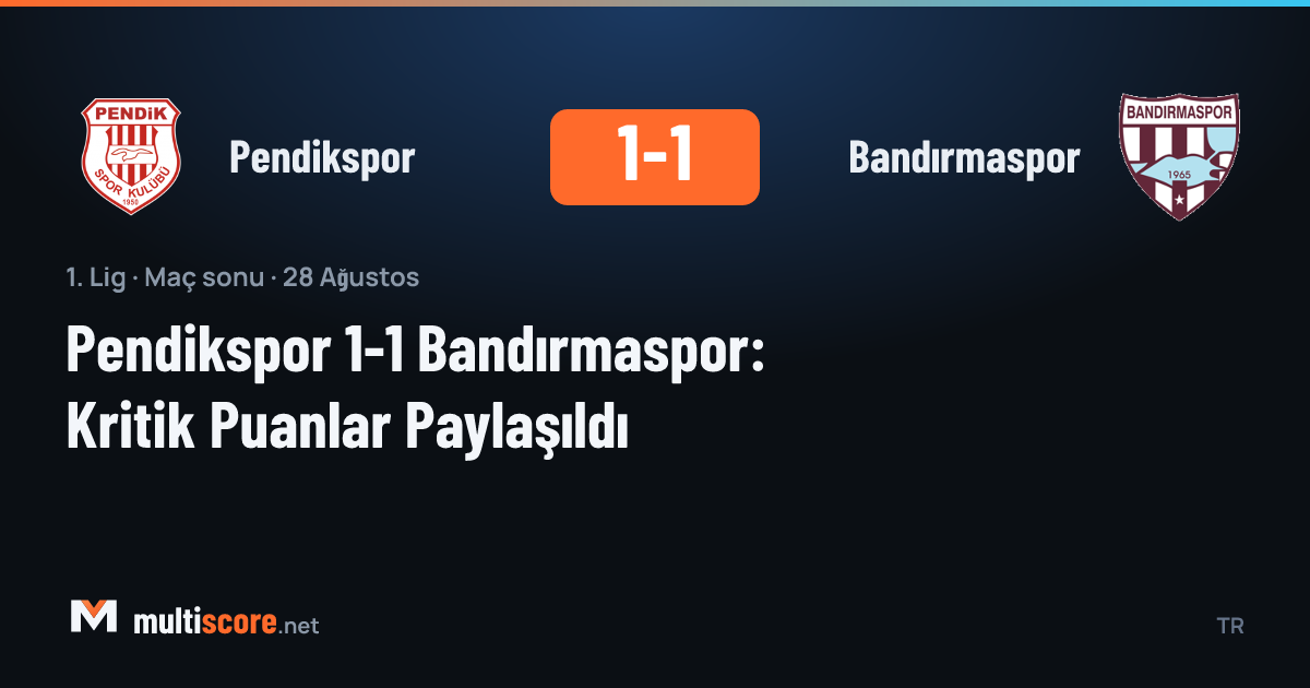 Pendikspor ve Bandırmaspor futbolcuları mücadele sırasında