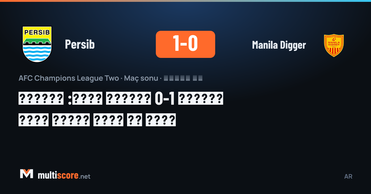 Persib - Manila Digger