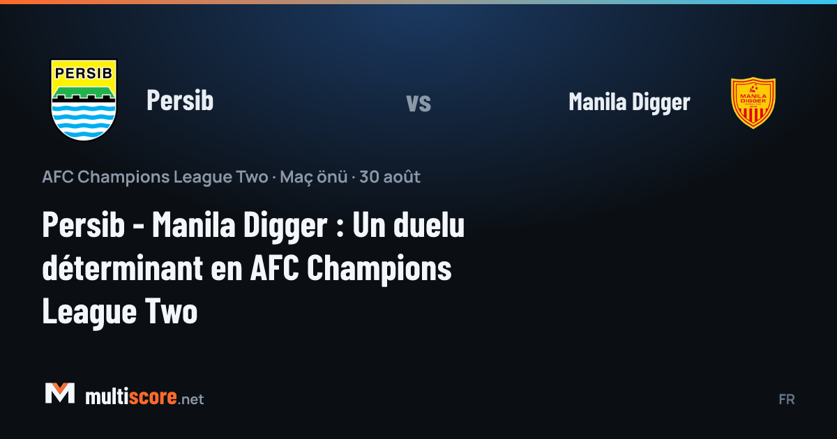 Persib - Manila Digger AFC Champions League Two maç önü