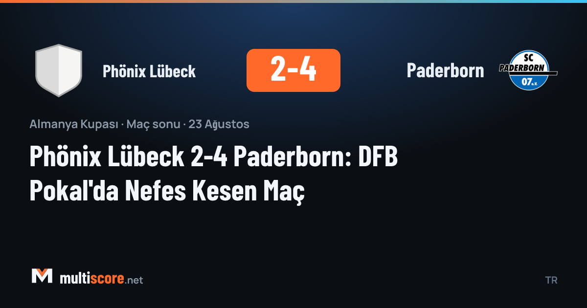 Phönix Lübeck - Paderborn