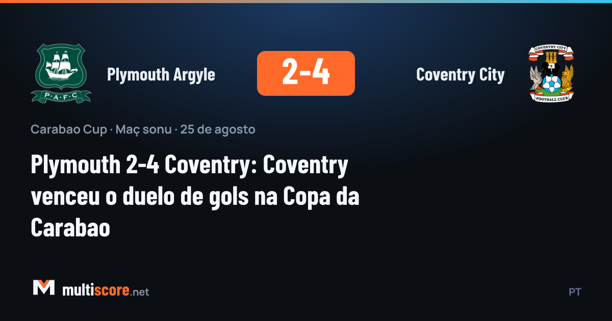 Plymouth Argyle - Coventry City
