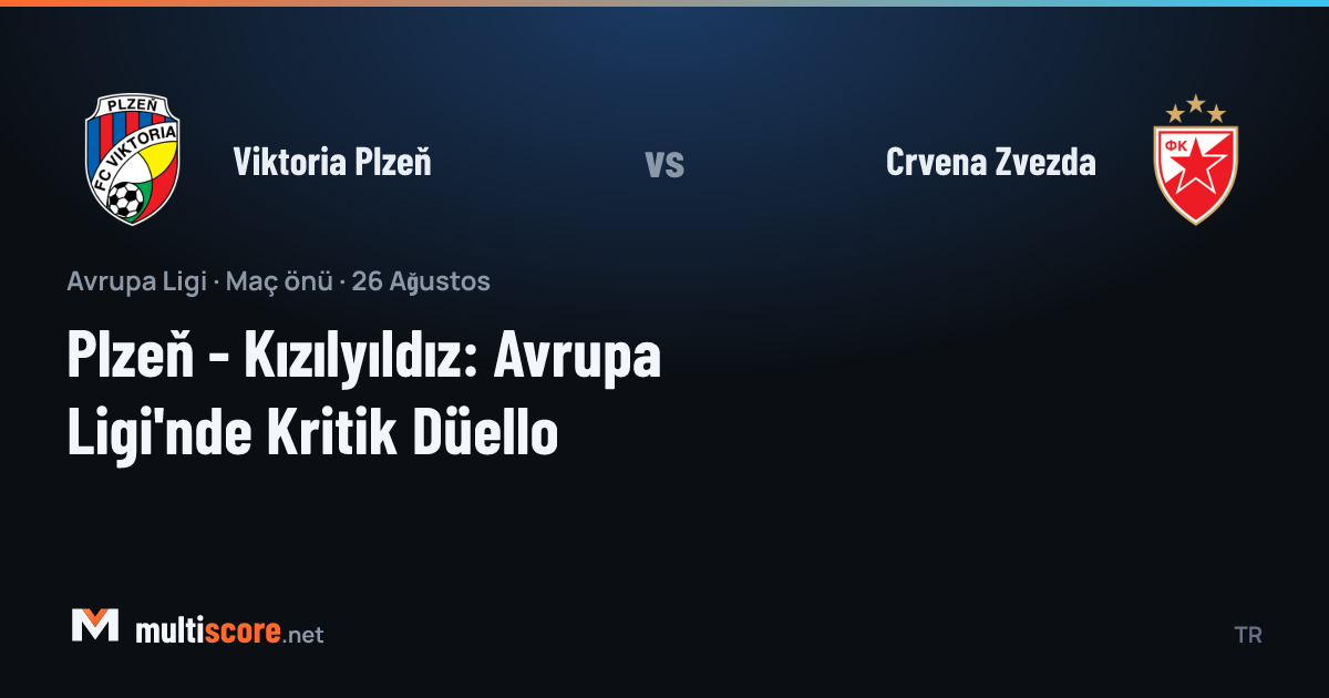 Viktoria Plzeň - Crvena Zvezda