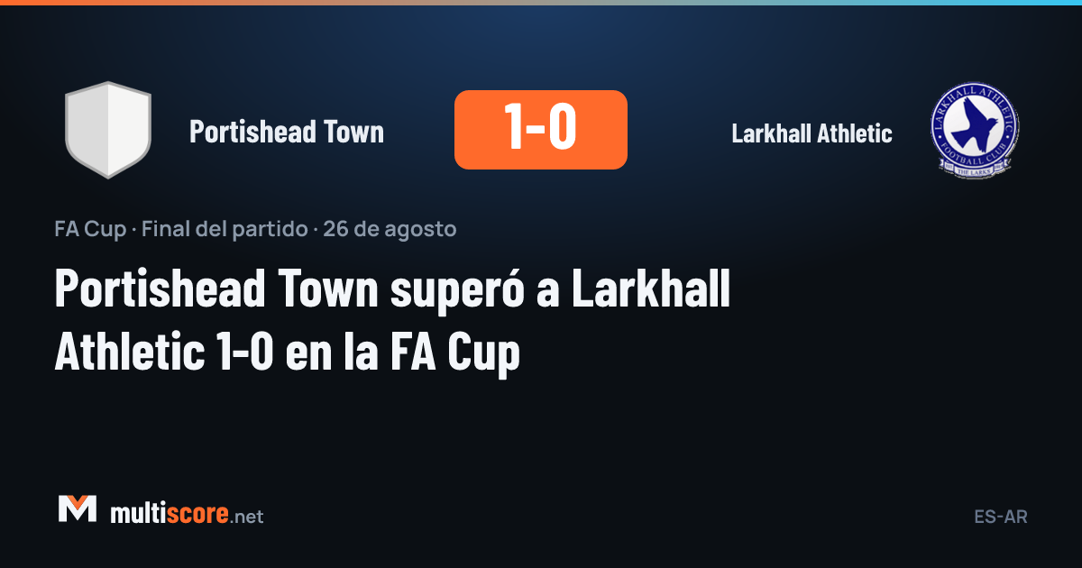 Portishead Town - Larkhall Athletic