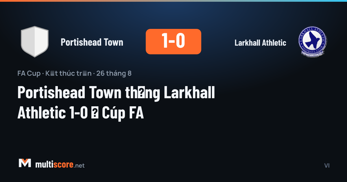 Portishead Town - Larkhall Athletic
