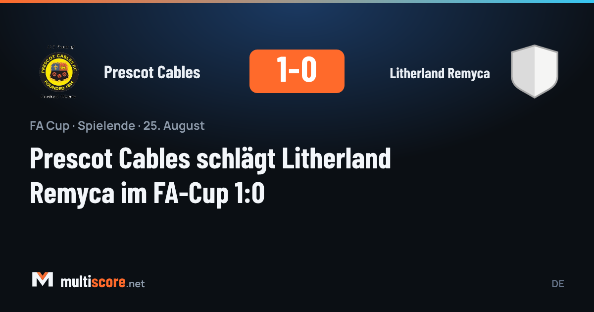 Prescot Cables ve Litherland Remyca oyuncuları FA Cup maçında mücadele ediyor