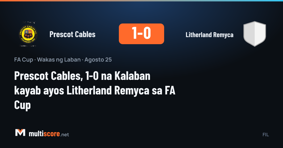 Prescot Cables ve Litherland Remyca oyuncuları FA Cup maçında mücadele ediyor