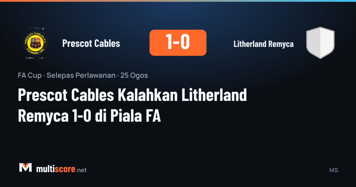 Prescot Cables ve Litherland Remyca oyuncuları FA Cup maçında mücadele ediyor