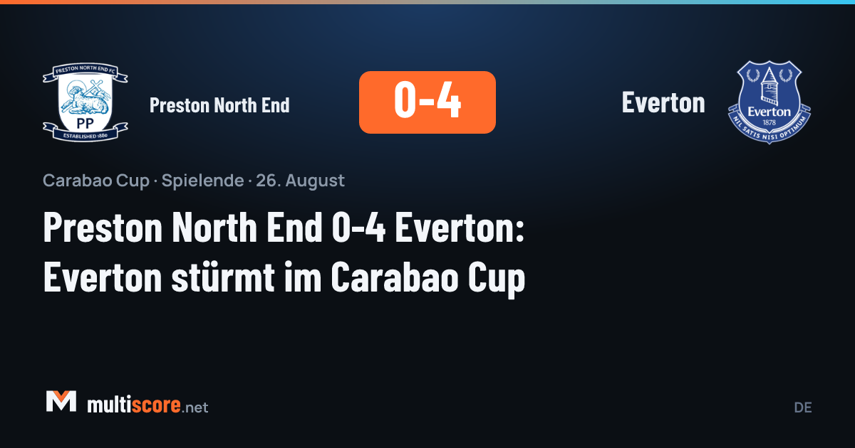 Preston North End - Everton
