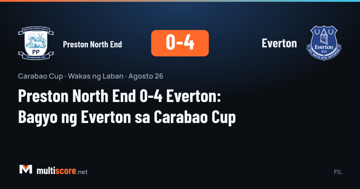 Preston North End - Everton
