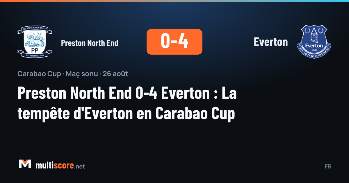Preston North End - Everton