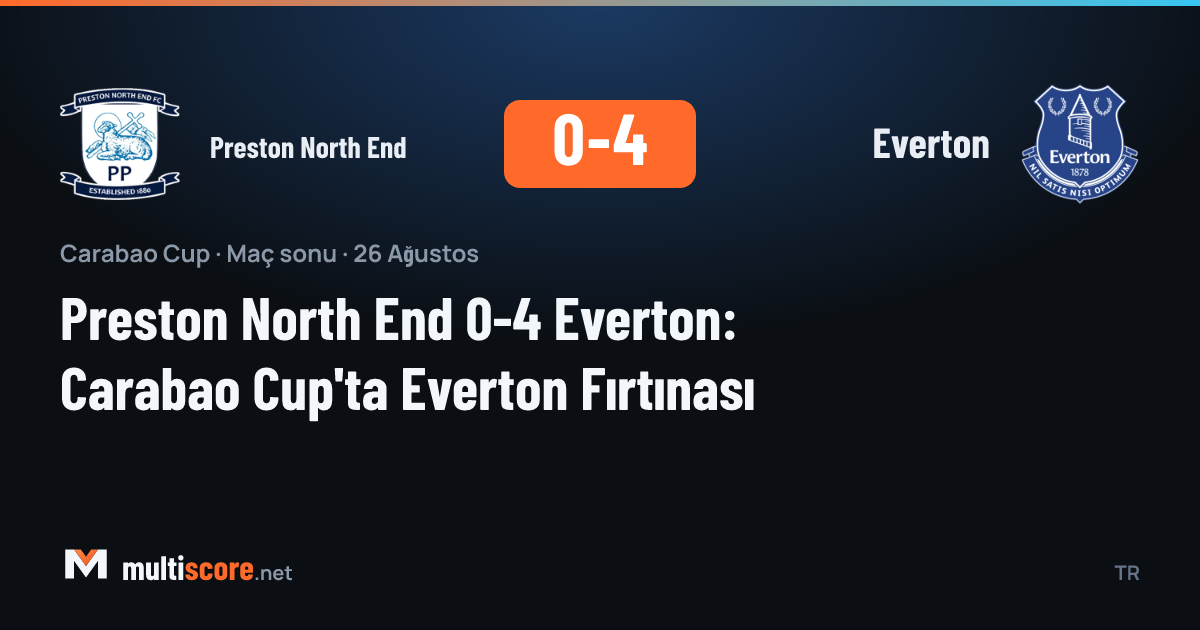 Preston North End - Everton