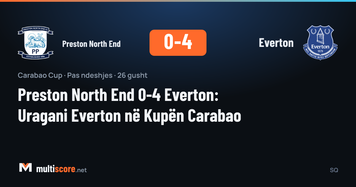 Preston North End - Everton