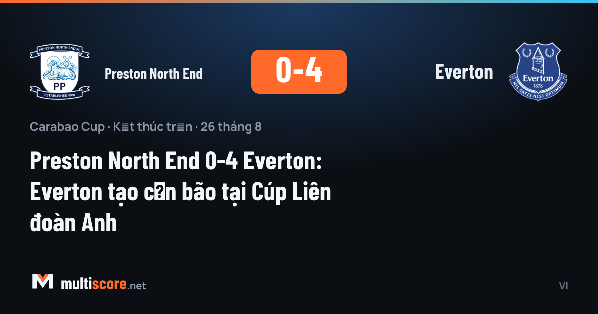 Preston North End - Everton