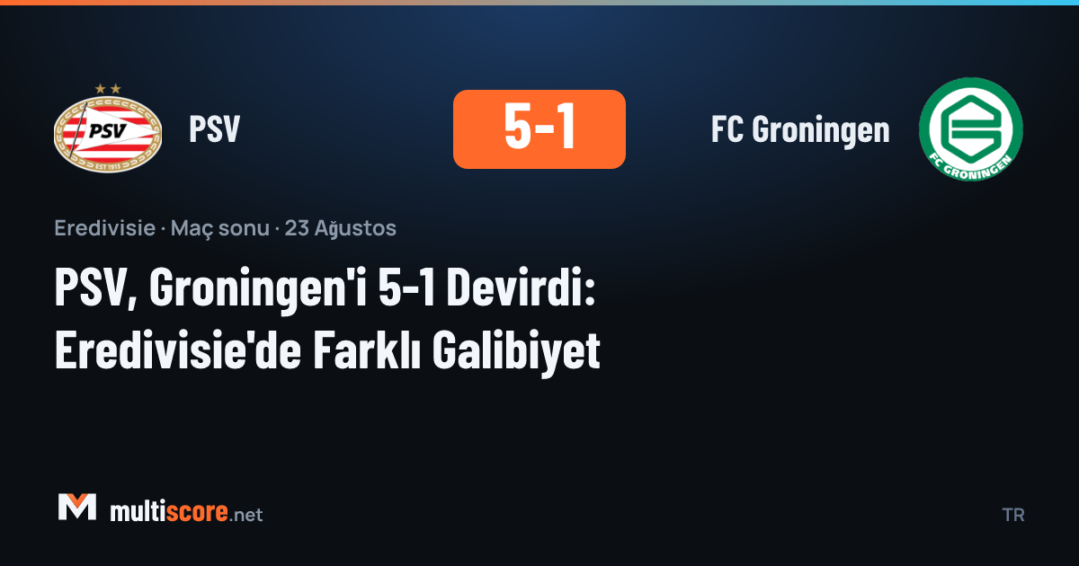PSV - FC Groningen