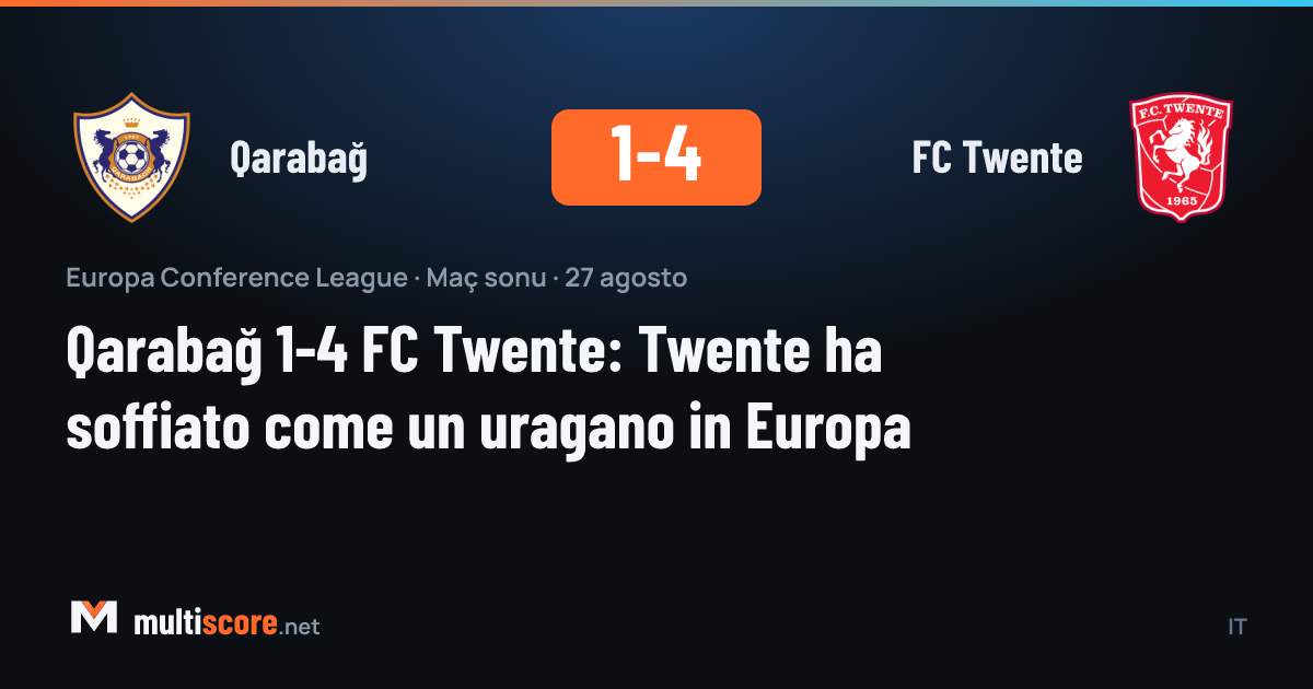 Qarabağ - FC Twente