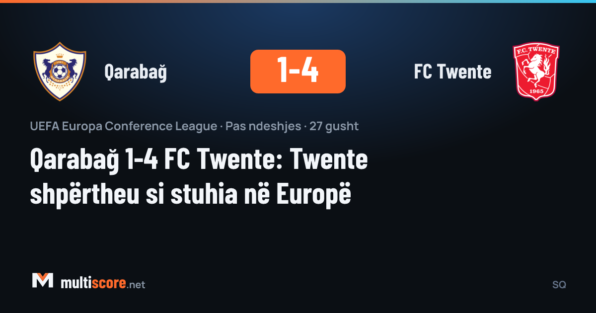 Qarabağ - FC Twente