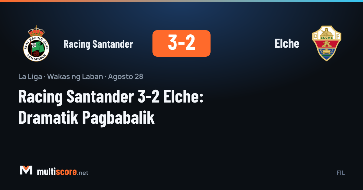 Racing Santander ve Elche oyuncularının mücadelesi