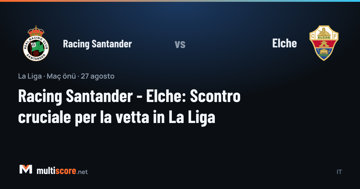 Racing Santander - Elche